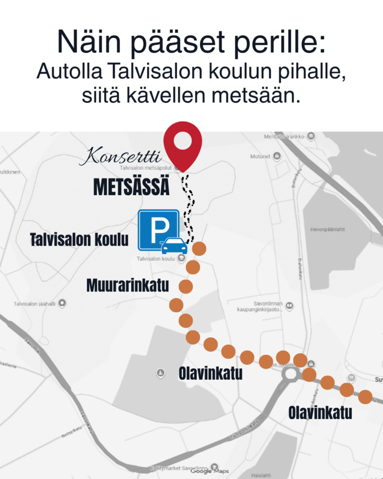 Metsässä - kartta