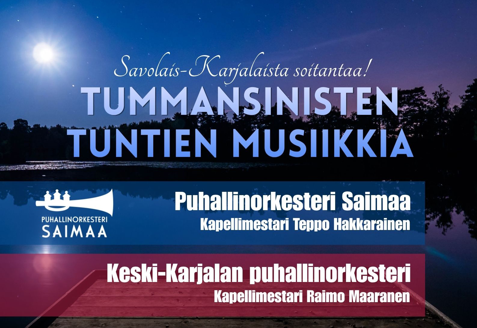 Konsertti: Tummansinisten tuntien musiikkia